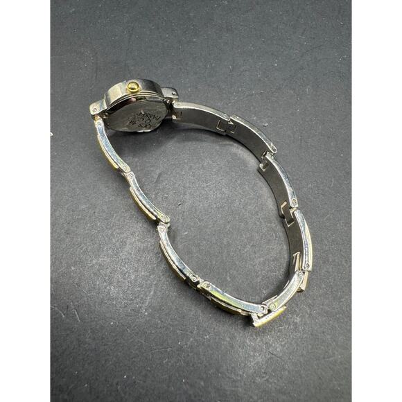 Vanity Fair Diamond Two Tone Quartz Analog Women's Watch Japan Movt Bracelet - Picture 4 of 5